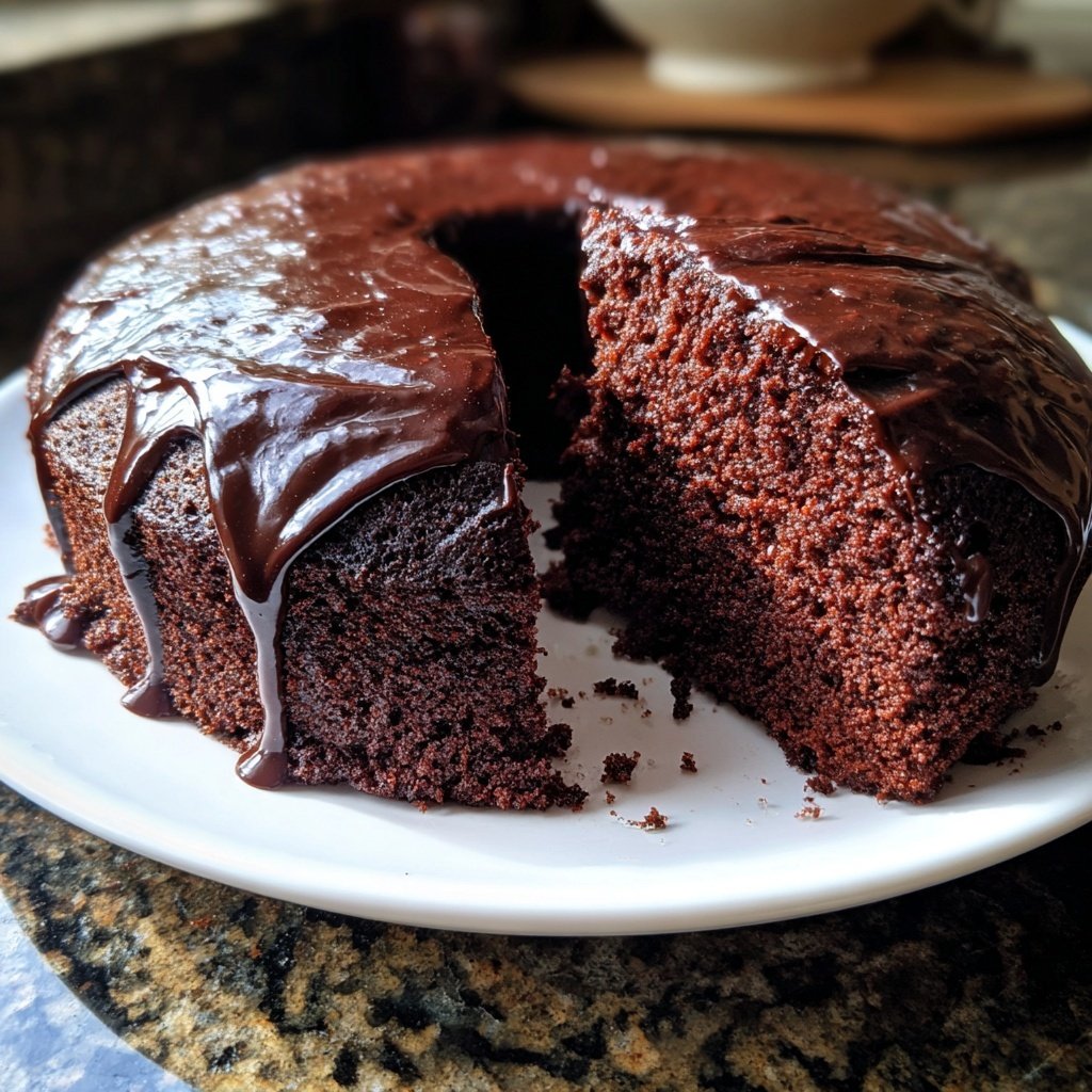 Chocolate Olive Oil Snack Cake