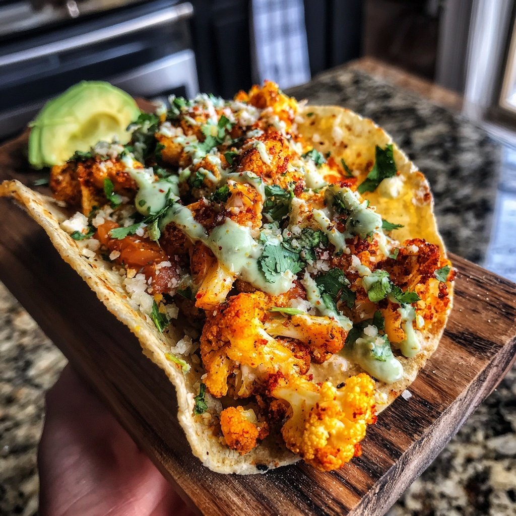 Roasted Cauliflower Tacos