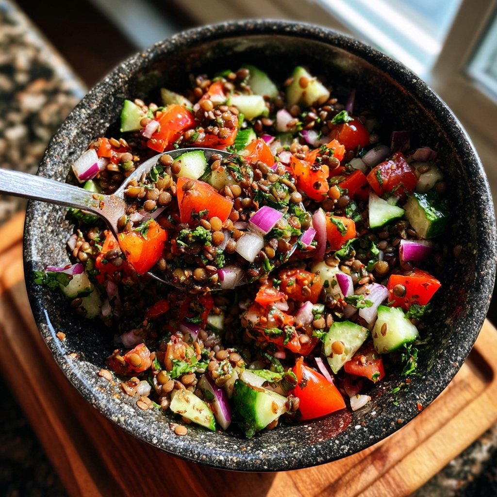 Mediterranean Lentil Salad
