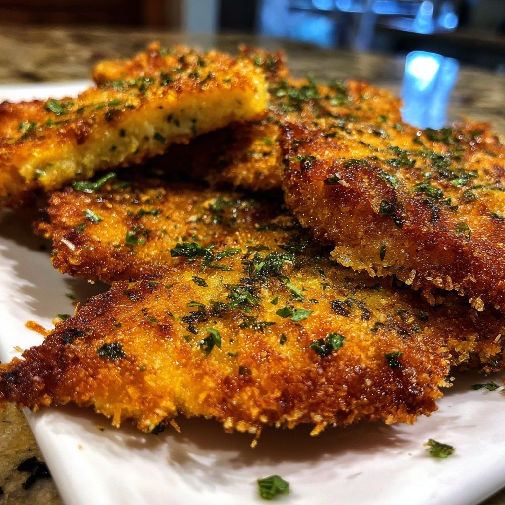 Crispy Parmesan Chicken Cutlets
