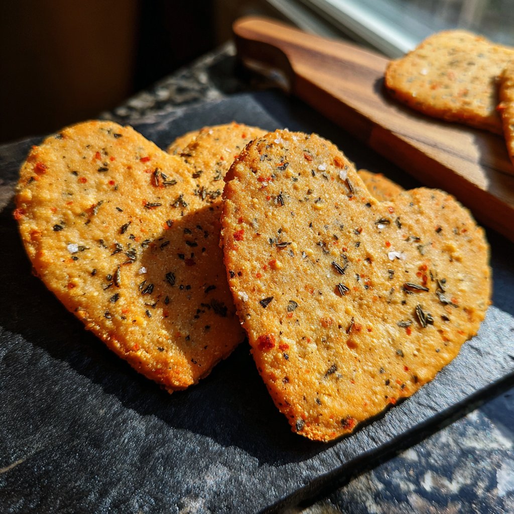 Valentines Snacks Heart Shaped Crackers