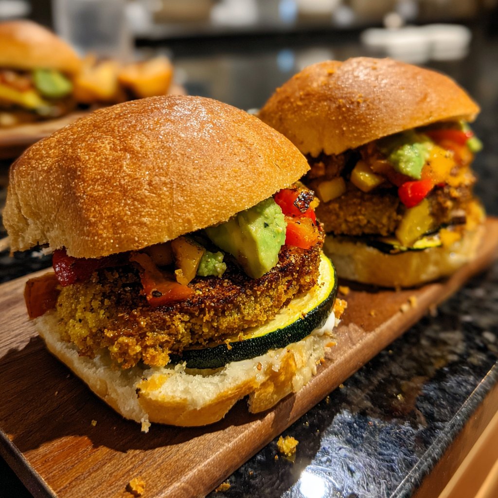 Roasted Veggie Sliders