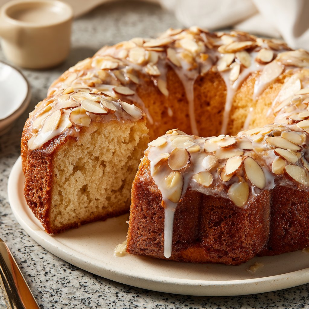 Vanilla Almond Yogurt Cake