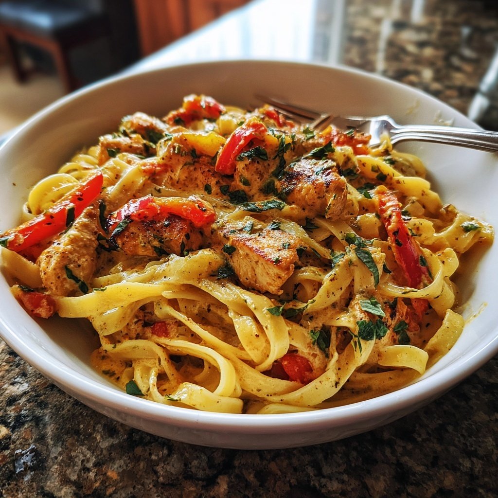 Creamy Cajun Chicken Pasta
