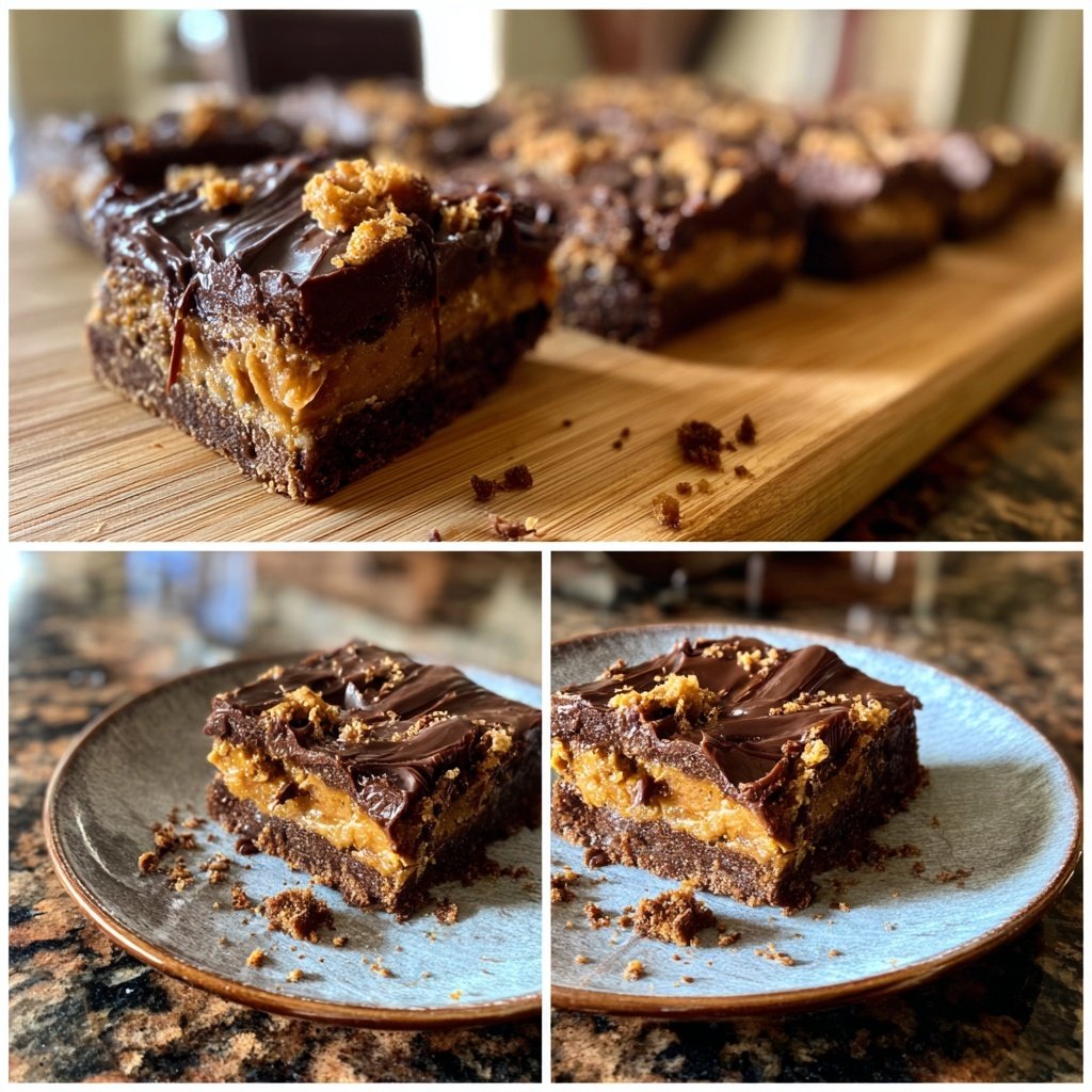 Chocolate Peanut Butter Squares