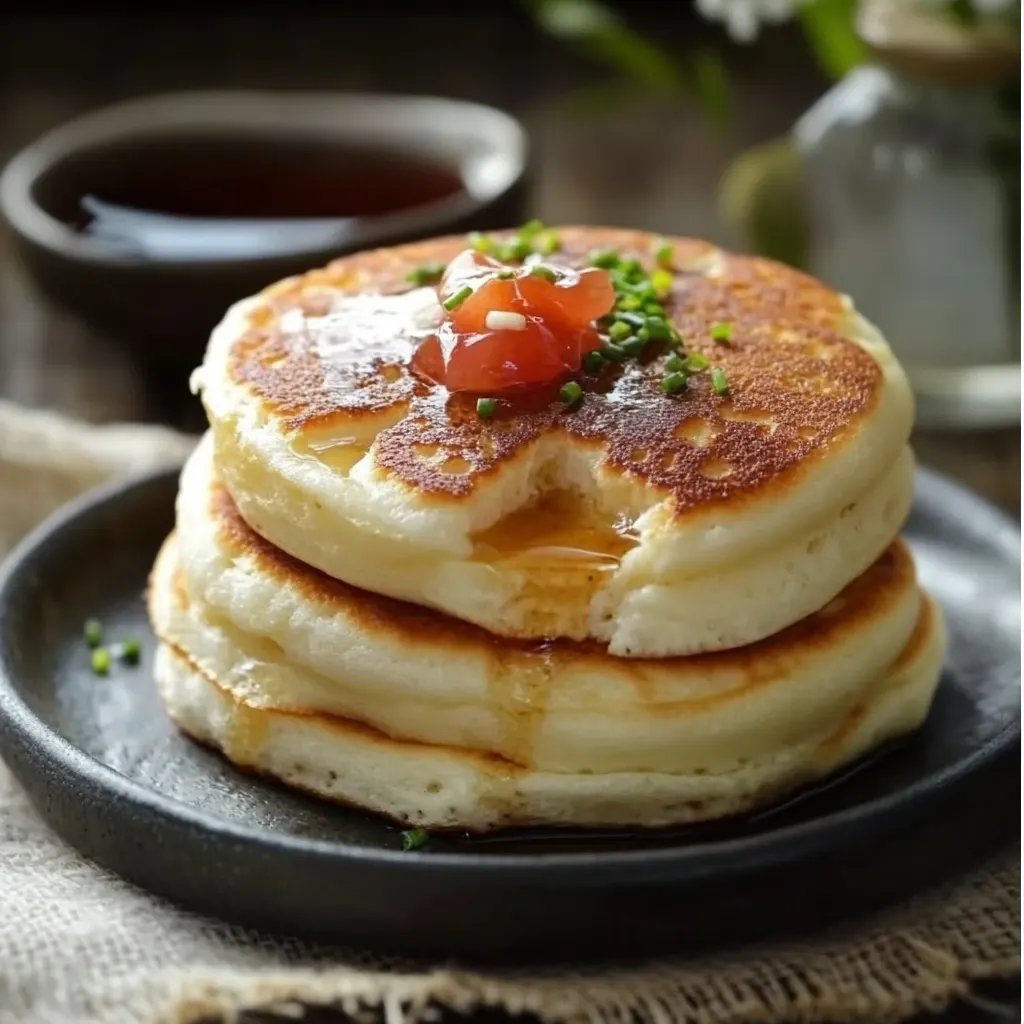 Fluffy Japanese Soufflé Pancakes