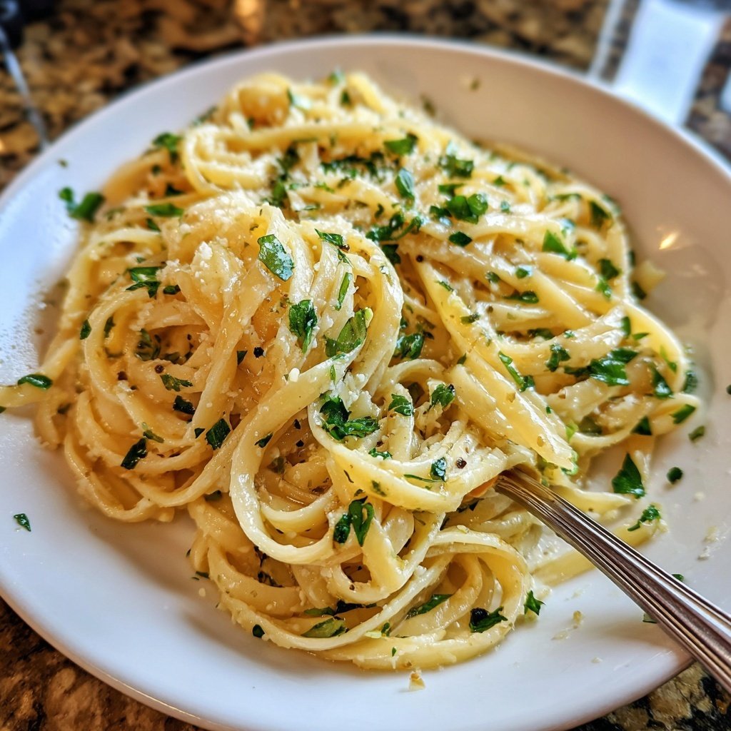 Quick & Easy 15-Minute Garlic Pasta