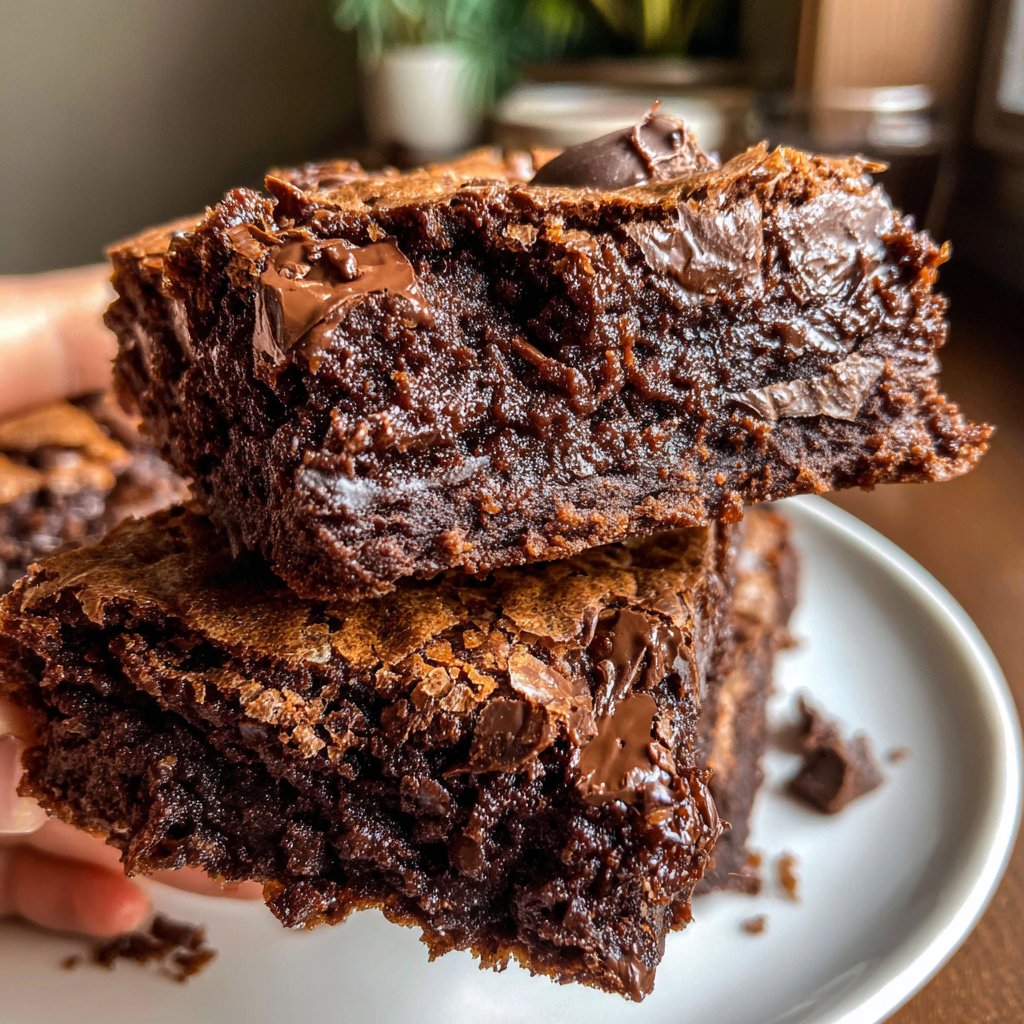 Sourdough Discard Brownies With Cocoa