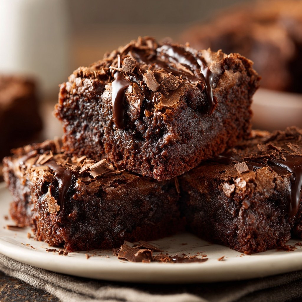 Cottage Cheese Brownies with Cocoa Swirl