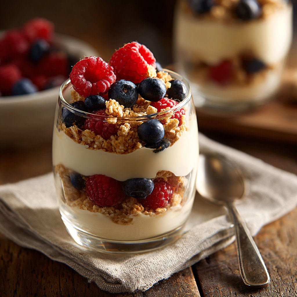 Vanilla Berry Breakfast Parfaits